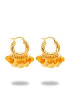 Summer Breeze Earrings Designers Jewellery Earrings Hoops Yellow ANNEL...