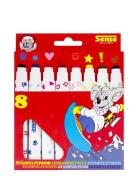 Stämpelpennor 8-P Toys Creativity Drawing & Crafts Drawing Coloured Pe...