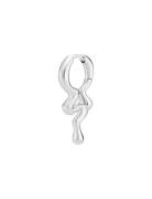 Maya Huggie Silver Designers Jewellery Earrings Hoops Silver Maria Bla...