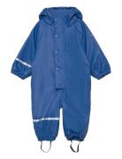 Rainwear Suit W.fleece Outerwear Coveralls Rainwear Coveralls Blue CeL...