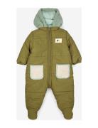 Baby Color Block Hooded Overall Outerwear Coveralls Softshell Coverall...