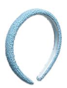 Solid Slim Beaded Hairbrace Accessories Hair Accessories Hair Band Blu...