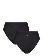 Puma Women Brief 2P Hang Sport Panties Briefs Black PUMA