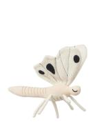 Rattle - Butterfly Toys Baby Toys Rattles Cream Fabelab