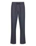 Patrick Linen Pants Bottoms Trousers Linen Trousers Navy Les Deux