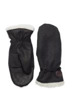 La Darling W Mitt Accessories Gloves Thumb Gloves Black Kombi