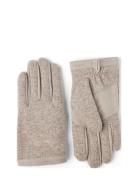 Ethan Charcoal Accessories Gloves Finger Gloves Beige Hestra