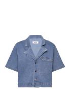 Ivy-Karmey Ss Shirt Jacket Wash Coo Tops Shirts Denim Shirts Blue IVY ...