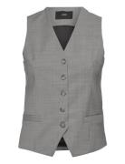 Kiruna Vest Blazers Sleeveless Blazers Grey LEBRAND