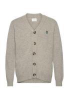 Tristan Knit Cardigan Tops Knitwear Cardigans Grey Tonsure