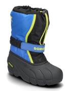 Youth Flurry Boot Sport Winter Boots Winterboots Pull On Blue Sorel