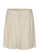 Linoraw Shorts Bottoms Shorts Chino Shorts Beige Second Female