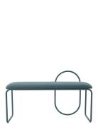 Angui Bænk Home Furniture Chairs & Stools Stools & Benches Blue AYTM