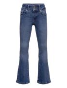 Cancas Low Flare Bottoms Jeans Bootcut Jeans Blue Grunt