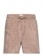 Nb Terry Shorts Cashmere Designers Shorts Casual Beige Nikben