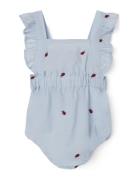 Nbfferilla Romper Bodies Sleeveless Bodies Blue Name It