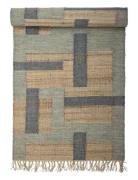 Honiton Rug Home Textiles Rugs & Carpets Wool Rugs Green Bloomingville