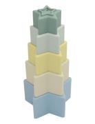 Silic Stacking Tower W. Star Shaped Boxes Lfbg Approved. Toys Baby Toy...