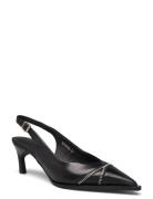 Stiletto Shoes Sling Backs Heeled Slingbacks Black Sofie Schnoor