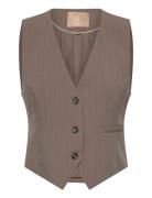 Cuannamary Waistcoat Blazers Sleeveless Blazers Beige Culture