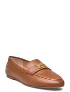 Burnished Calf-Averi Iii-Fl-Lfr Shoes Flat Loafers Brown Lauren Ralph ...