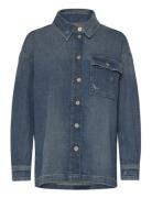 Denim Shirt Tops Shirts Denim Shirts Blue Marc O'Polo