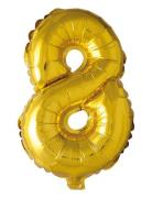 Foil Balloon Number 8 Gold 86 Cm Home Kids Decor Party Supplies Gold J...