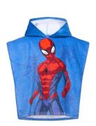 Poncho Spiderman 1347 - 50X100 Cm Home Bath Time Bath Poncho Multi/pat...