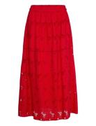 Yassunsi Hw Long Skirt S. - D2D Skirts Maxi Skirts Red YAS