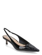 Kari Slingback Shoes Sling Backs Heeled Slingbacks Black Steve Madden