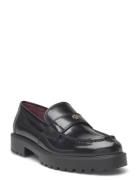 Classic Lug Loafer Shoes Flat Loafers Black Tory Burch