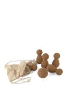 Cork Bowling 8 Pcs Ass Toys Puzzles And Games Games Active Games Brown...