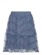 Skirt Mesh Dresses & Skirts Skirts Tulle Skirts Blue Creamie