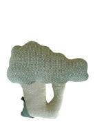 Knitted Cushion Brucy The Broccoli Home Kids Decor Cushions Green Lore...