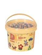 Hama Midi Beads 10.000 Pcs In Bucket Mix 66 Toys Creativity Drawing & ...