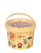 Hama Midi Beads 10.000 Pcs In Bucket Mix 68 Toys Creativity Drawing & ...