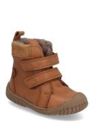 Sporty™ Velcro Boot Tex Shoes Pre-walkers - Beginner Shoes  Brown Pom ...