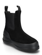 Mb Luna Chelsea Suede Shoes Boots Winter Boots Black Moon Boot