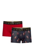 Bci Cotton/Elastane-2Pk-Trn Boxershorts Navy Polo Ralph Lauren Underwe...