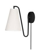 Wall Lamp Lou Bouclé Home Lighting Lamps Wall Lamps Black Globen Light...