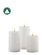 Sille Rechargeable 3 Pcs Set Home Decoration Candles Led Candles White...