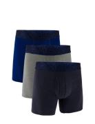 Ua Performance Cotton - Solid 6 In 3Pk Boxershorts Multi/patterned Und...