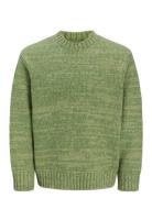 Jorwinter Space Dye Knit Styd Aw24 Tops Knitwear Round Necks Green Jac...