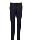 Pants W. Crease - Lucia Bottoms Trousers Slim Fit Trousers Blue Coster...