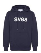 Smcowen Hoodie Tops Sweatshirts & Hoodies Hoodies Navy Svea