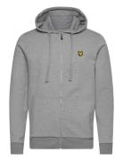 Full-Zip Hoodie Sport Sweatshirts & Hoodies Hoodies Grey Lyle & Scott ...