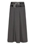 Cmtailor-Skirt Skirts Knee-length & Midi Skirts Grey Copenhagen Muse