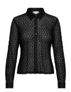 Violamw Lace Shirt Tops Shirts Long-sleeved Black My Essential Wardrob...