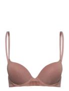 Bra Malva Lurex Lingerie Bras & Tops Push Up Bras Pink Lindex