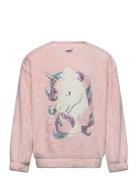 Sweater Pile Unicorn Sequins Tops Sweatshirts & Hoodies Sweatshirts Pi...